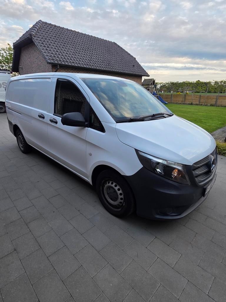 Mercedes vito 111cdi, Auto's, Voorwielaandrijving, Stof, Zwart, Wit