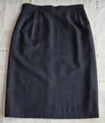 Zwarte wollen gevoerde kokerrok maat 44, met rits, Ophalen, Maat 42/44 (L)