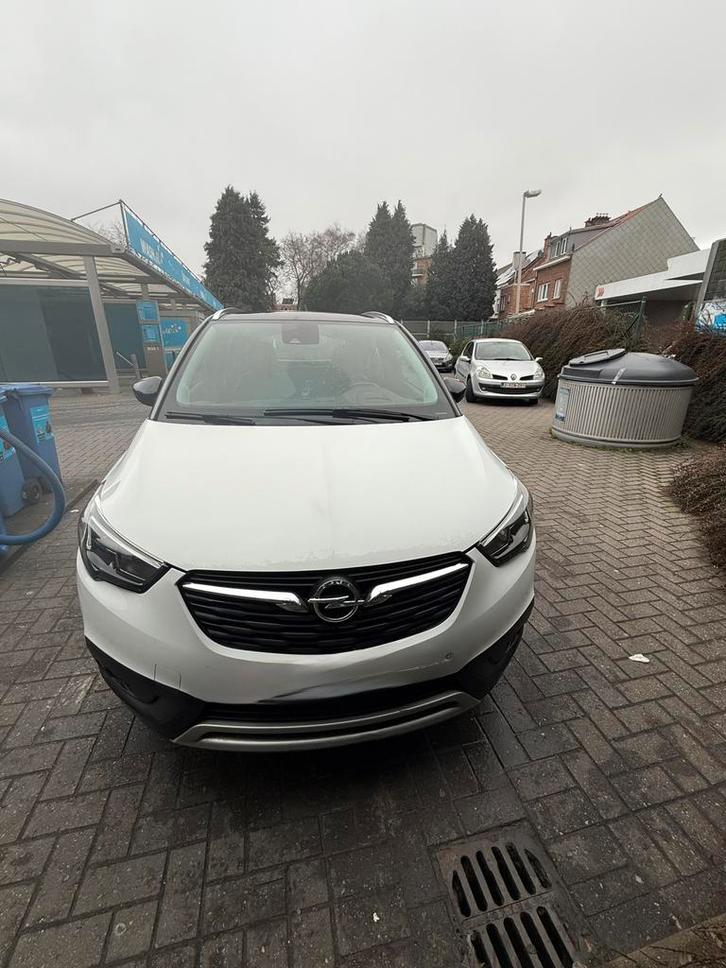 Opel, Auto's, Opel, Bedrijf, Crossland X, Benzine, Euro 6, 5 deurs, Automaat, Wit, Grijs, Stof, Voorwielaandrijving, Ophalen