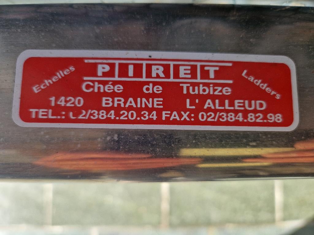 Enkele aluminium ladder, Ophalen, Zo goed als nieuw, Ladder, 2 tot 4 meter