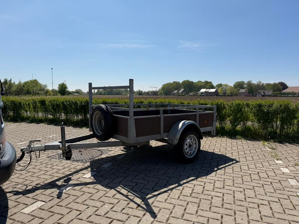Aanhangwagen 750kg enkelasser, Auto diversen, Aanhangers en Bagagewagens, Ophalen, Gebruikt
