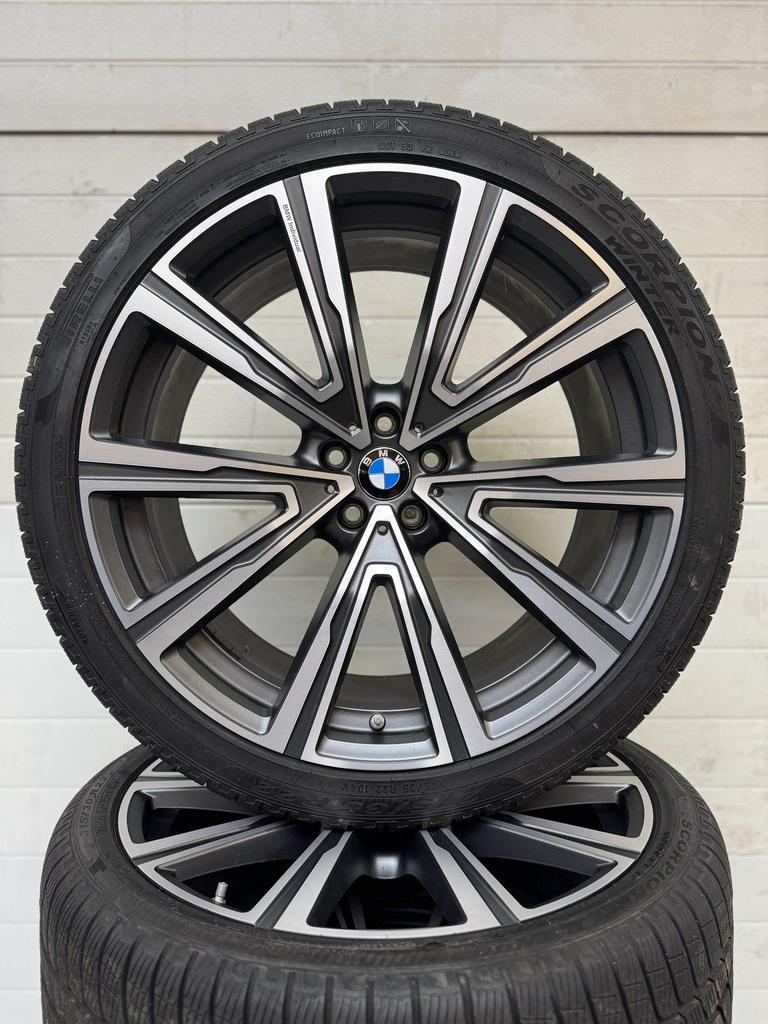 DEMO 22’’ BMW X5 X6 G05 G06 VELGEN WINTERBANDEN ORIG SET TPM, Auto-onderdelen, Gebruikt, -, 275 mm, -