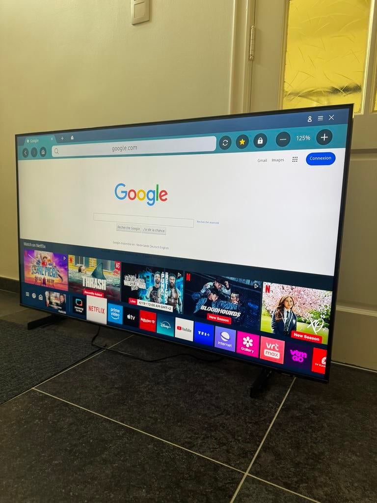 Samsung smart tv 55 pouce 140 cm 4k wifi serie 8000, Audio, Tv en Foto, Televisies, Ophalen, LED, Zo goed als nieuw, Samsung