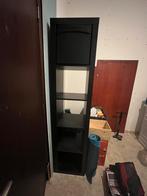 Kallax kast 1x5 zwart (IKEA), 25 à 50 cm, Comme neuf, Modern (IKEA), Moins de 50 cm