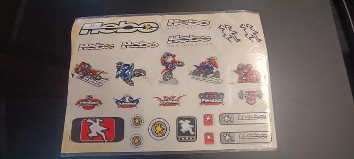 Originele HEBO stickersets nieuw in de verpakking!, Fietsen en Brommers, Brommeronderdelen | Scooters, Ophalen