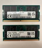 SK Hynix 2X32 GB (64 GB) DDR5 5600 MHz SODIMM, Computers en Software, Ophalen of Verzenden, Zo goed als nieuw, DDR5, 64 GB