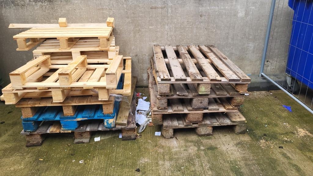 Gratis paletten op te halen, Enlèvement