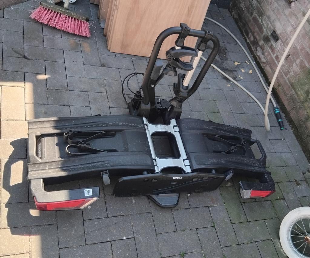 Thule Easyfold 933, Support d'attelage, 2 vélos, Comme neuf, Vélo électrique