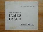 James Ensor, 1963 **  Milano, Peinture et dessin, Enlèvement ou Envoi, Lamberto Vitali, Utilisé