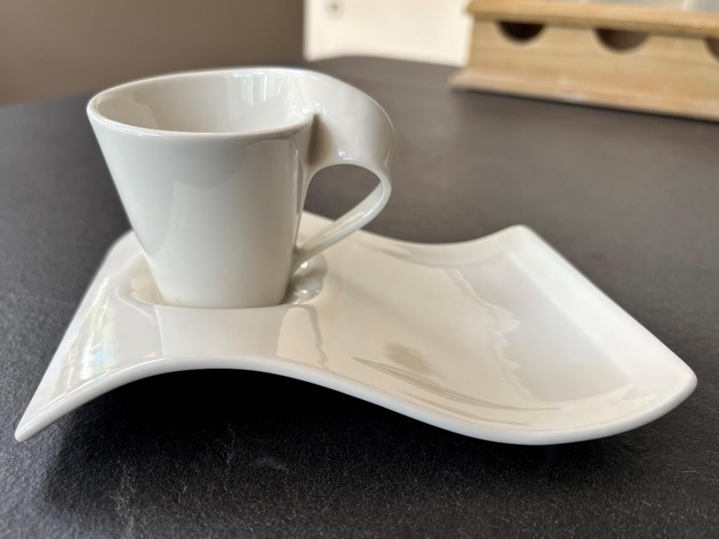 VILLEROY & BOSCH – ENSEMBLE NEUF ESPRESSO “NEWWAVE” (6 P.), Neuf, Uni, Enlèvement ou Envoi, Porcelaine