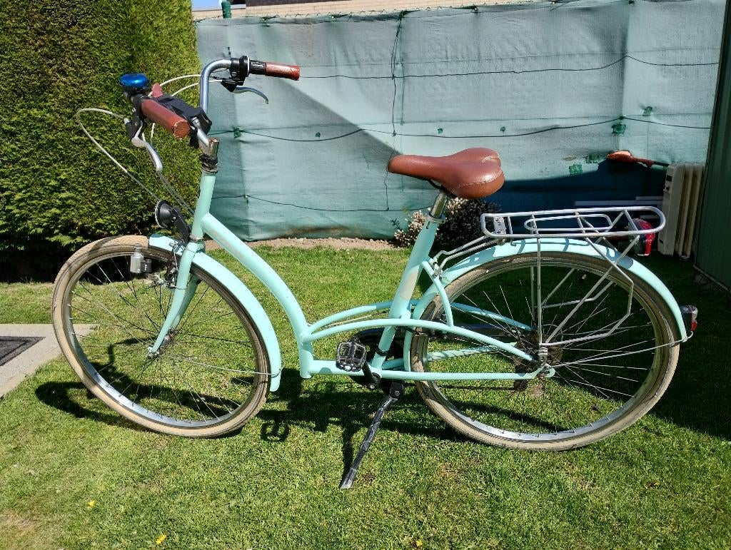 dames meisjesfiets, Velgrem, Versnellingen, Zo goed als nieuw, 50 tot 53 cm