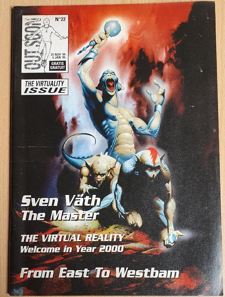 Out Soon n22 - The Virtuality Issue 1994, Collections, Enlèvement ou Envoi, Utilisé, Livre, Revue ou Article