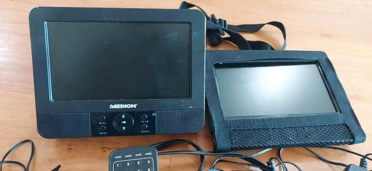 Medion Life E72037 MD 83598 draagbare DVD met 2 schermen, TV, Hi-fi & Vidéo, Lecteurs DVD, Comme neuf, Lecteur DVD, Autres marques