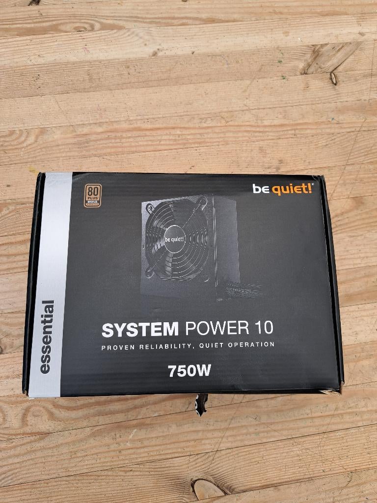 750W be quiet stroomvoorziening, Computers en Software, Interne voedingen, Ophalen of Verzenden, Gebruikt