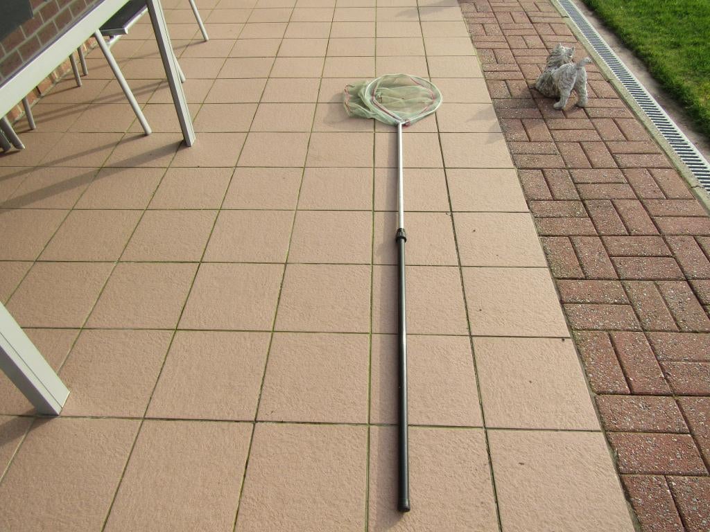 SCHEPNET MET 2 UITSCHUIFBARE STELEN, Enlèvement, Utilisé, Filet ou Nasse