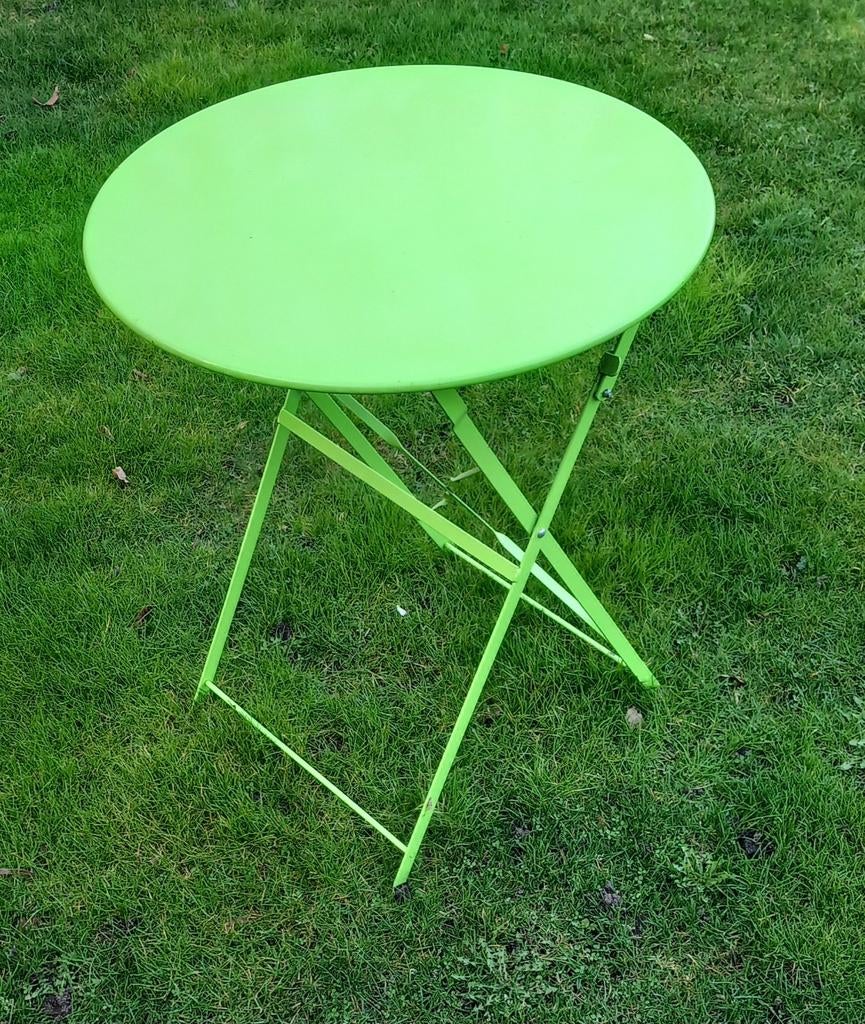 Bijzet tafeltje ( opvouwbaar ), Ophalen, Metaal