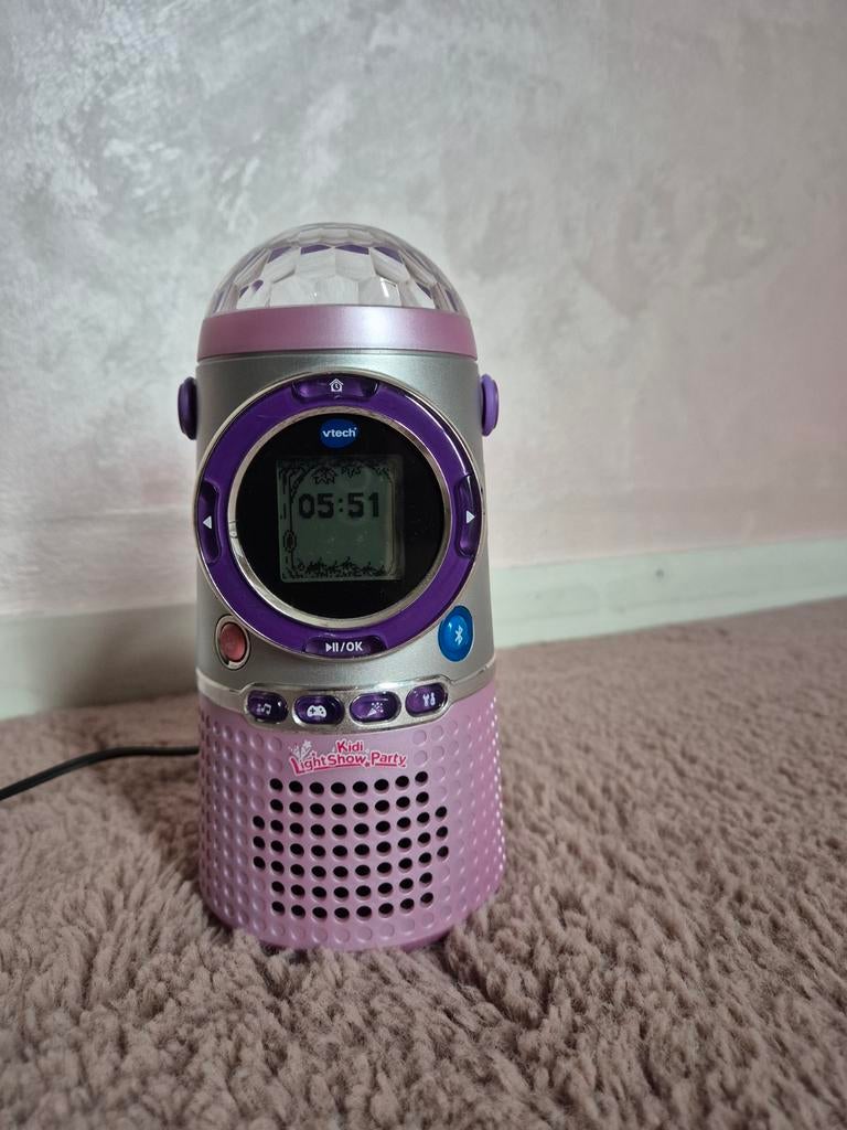 VTECH Kidi Lightshow Party Projector Speaker, Ophalen of Verzenden, Zo goed als nieuw