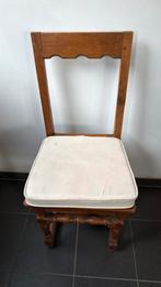 Chaise ancienne avec coussin - 4 pièces, Enlèvement