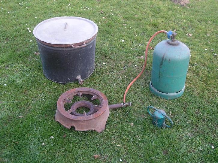 Couronne à gaz + chaudron + bonbonne gaz, Divers, Divers Autre, Enlèvement