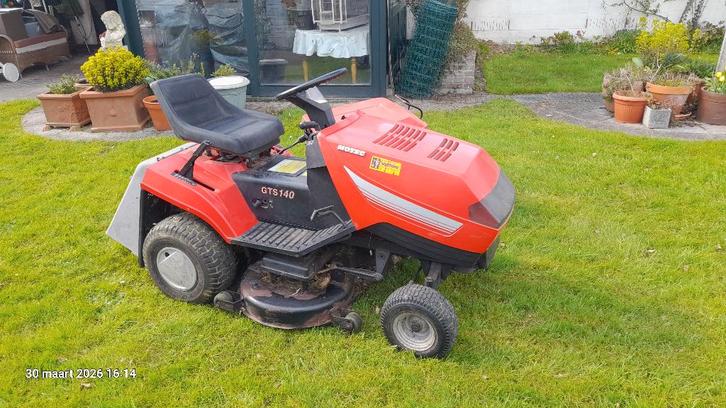 Zitmaaier MOTEC  -  GTS 140, Jardin & Terrasse, Tondeuses autoportées, Utilisé, 90 à 120 cm, Démarrage électrique, Bac de ramassage