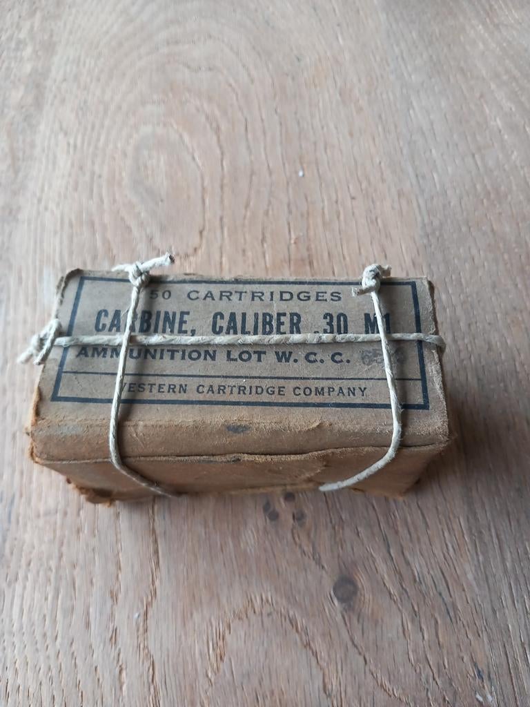 Complete Amerikaanse Doos. 30 Carabine M1 WO2, Ophalen of Verzenden