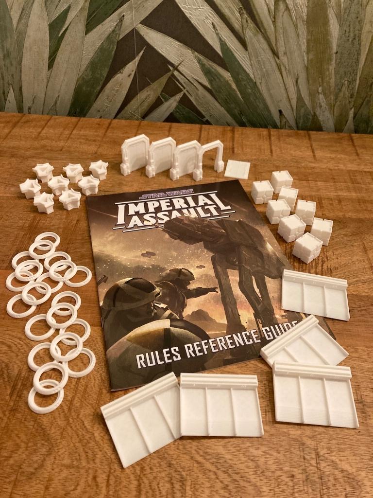 Star Wars Imperial Assault : 3d terrain set, Ophalen of Verzenden, Nieuw