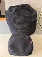 BIG BERTHA Zitzak met poef (en extra vulling), Huis en Inrichting, Zitzakken, Ophalen, Gebruikt, Zitzak