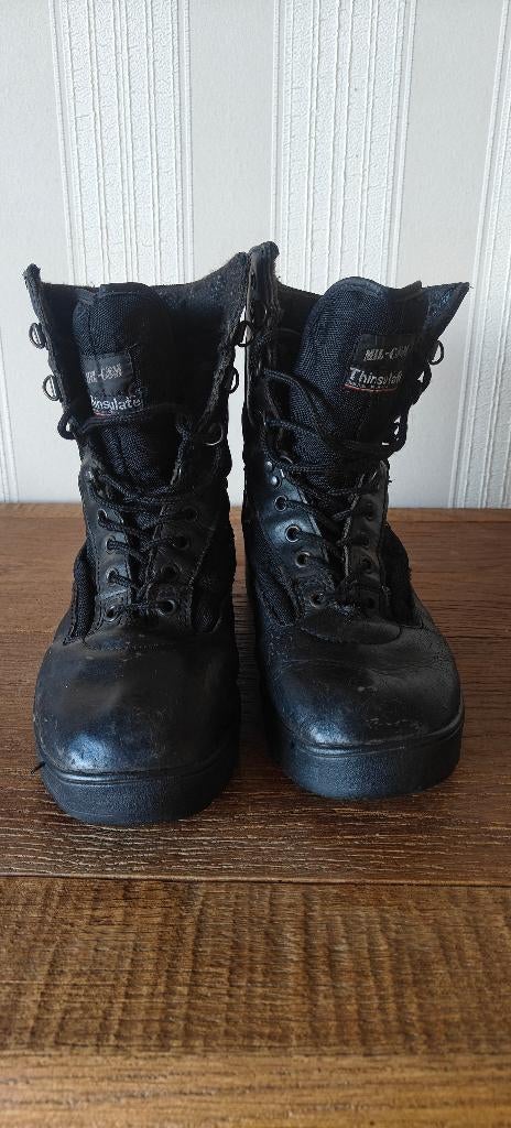 Mil-Com zwarte boots met Thinsulate – maat EU 42, Mil-Com, Zwart, Boots, Ophalen of Verzenden