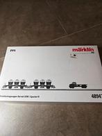 Ensemble wagons porte-conteneurs Marklin 48947 avec camion, Neuf, Enlèvement ou Envoi, Courant alternatif, Wagon