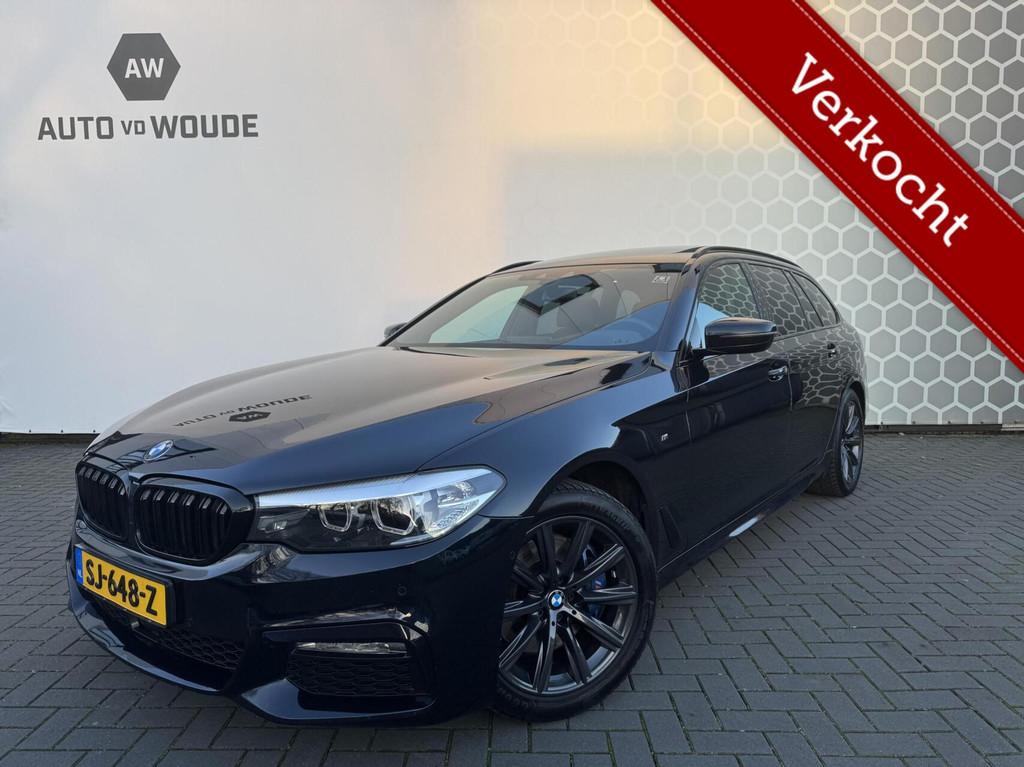 BMW 5-serie Touring 530i xDrive High Executive Leer Pano LED, Auto's, BMW, 1998 cc, Gebruikt, 4 cilinders, 2000 kg