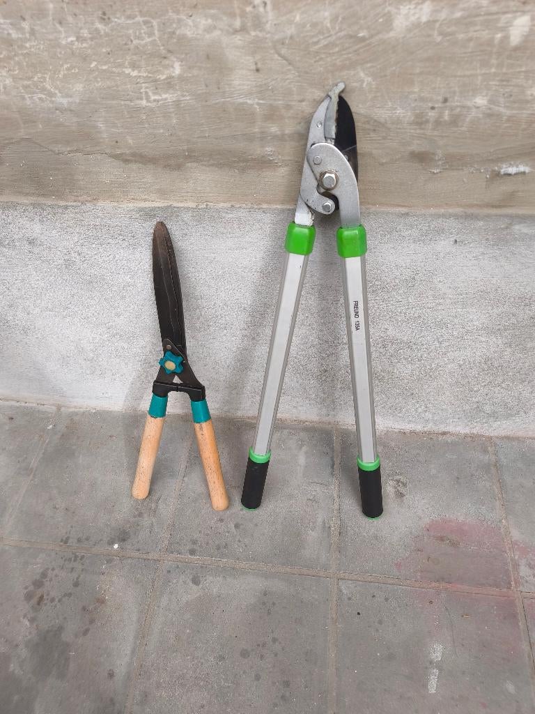 2-delig snoei-set snoeischaar en heggenschaar, Ophalen, Gebruikt, 20 t/m 29 mm