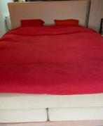 Lit double, Beige, Enlèvement, Utilisé, 180 cm