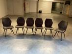 6 superbes chaises DUFFY de chez lievens tres bon état, Gris, Comme neuf, Enlèvement, Cinq, Six Chaises ou plus