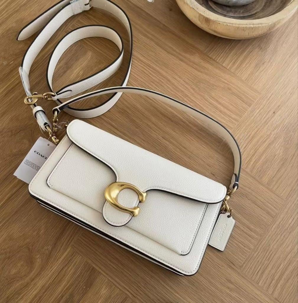 Coach Tabby 26, Verzenden, Zo goed als nieuw, Wit, Schoudertasje