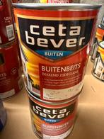 Cetabever dekkende beits ral 9001, gebroken wit 0,75l/1,25l, Ophalen of Verzenden, Nieuw