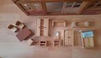 Maison de poupées en bois + petits meubles, Maison de poupées