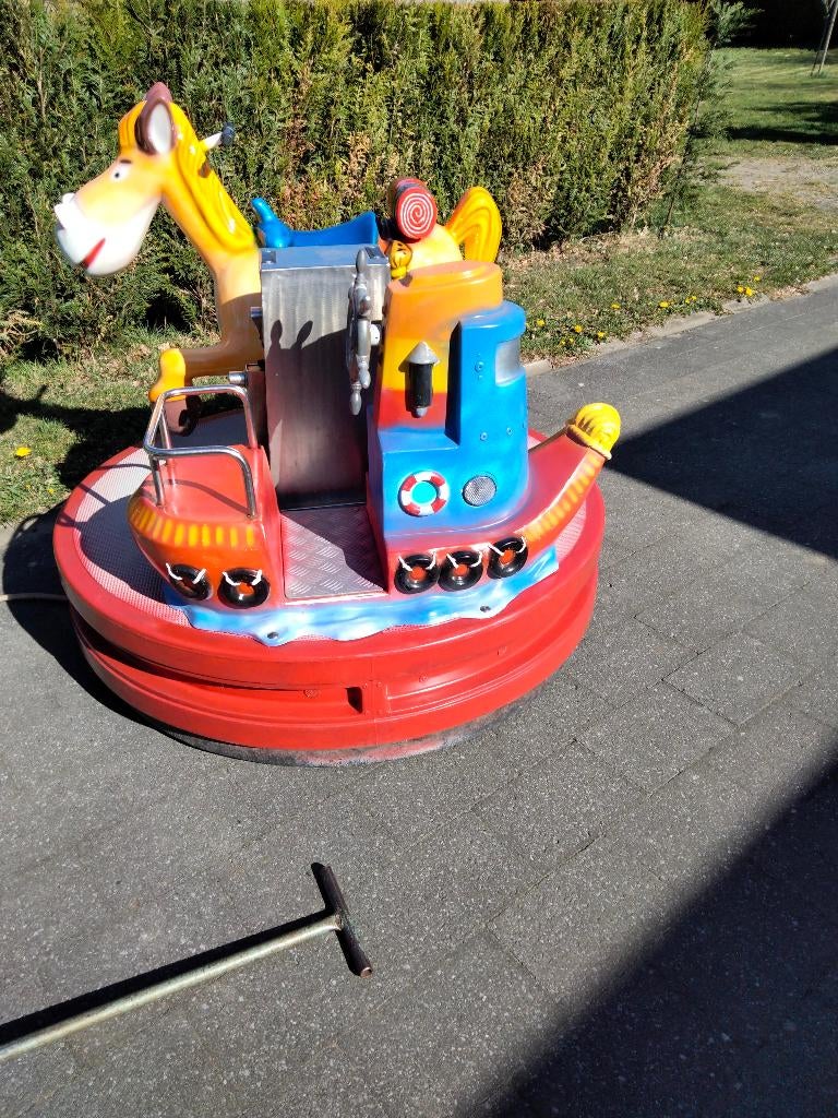 Kiddie-ride draaimolentje, Ophalen, Zo goed als nieuw