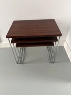 Brabantia vintage bijzettafels, Huis en Inrichting, Minder dan 45 cm, Minder dan 55 cm, Gebruikt, Ophalen of Verzenden