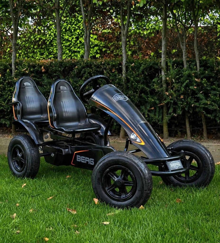Stoere Black edition Berg gocart, met extra wiel!, Kinderen en Baby's, Speelgoed | Buiten | Skelters, Ophalen of Verzenden, Gebruikt