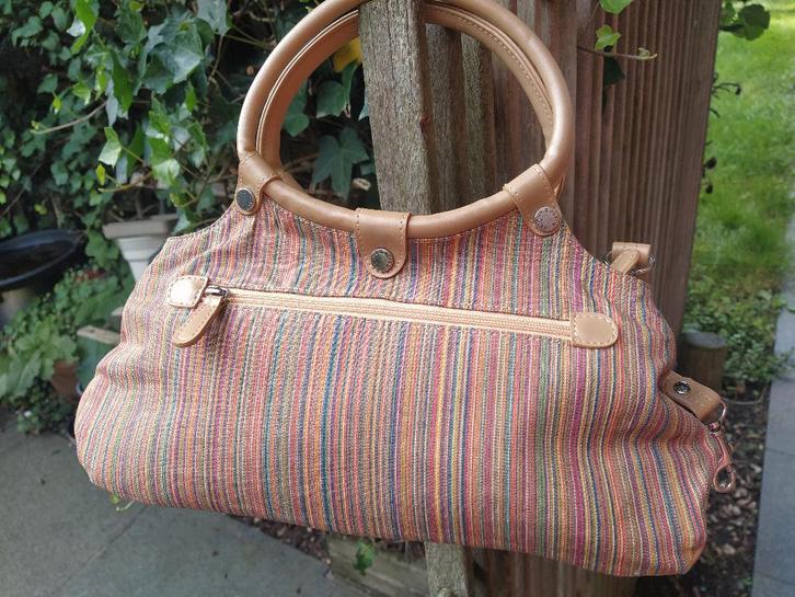 handtas Marta Ponti +Arthur & Aston+clutch Papaya! Bardolino, Handtassen en Accessoires, Tassen | Damestassen, Gebruikt, Handtas