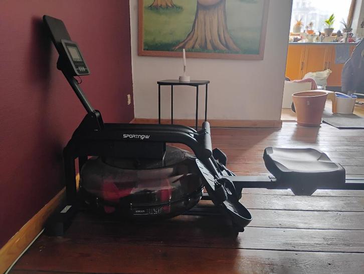 SPORTNOW Rameur à Eau, Sports & Fitness, Appareils de fitness, Comme neuf, Rameur, Bras, Jambes, Abdominaux, Dos, Métal, Enlèvement