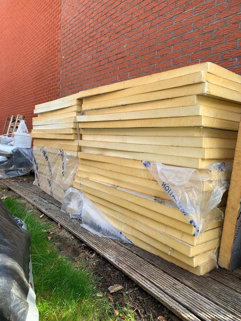 isolatiemateriaal unilin pirplaat van 5 cm, Doe-het-zelf en Bouw, Ophalen, Dakisolatie, 4 tot 8 cm, Zo goed als nieuw