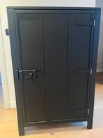 Kastje Zwart tijdloos B 80cm H 1,22m, Ophalen, Zo goed als nieuw