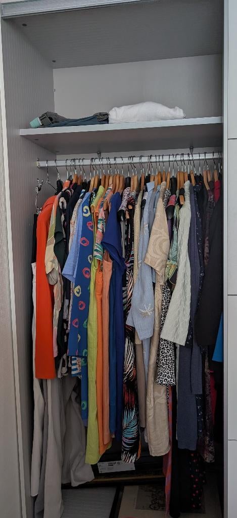 kledingkast, Huis en Inrichting, Kasten | Kleerkasten, Ophalen, Met deur(en), Gebruikt, 150 tot 200 cm