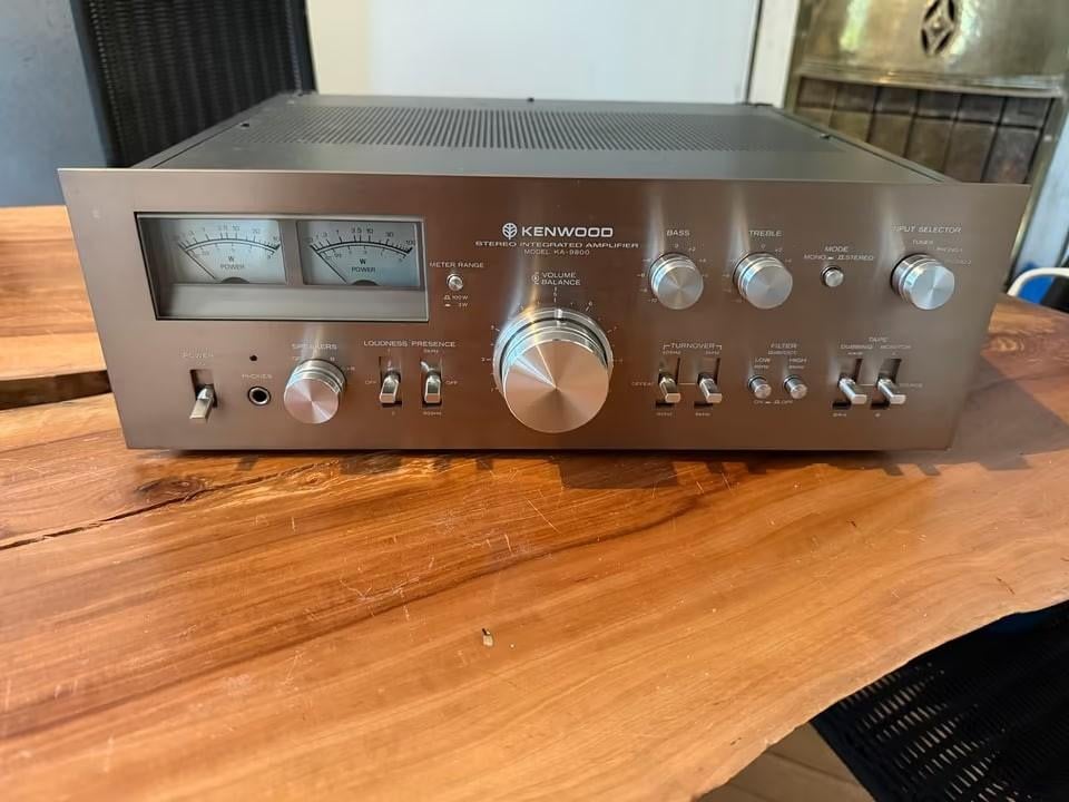 Kenwood KA-9800, TV, Hi-fi & Vidéo, Chaîne Hi-fi, Comme neuf, Enlèvement ou Envoi