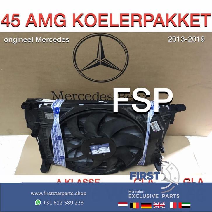 W176 A KLASSE A45 AMG KOELERPAKKET 2013-2018 ORIGINEEL Merce, Auto-onderdelen, Motor en Toebehoren, Mercedes-Benz, Gebruikt, Ophalen of Verzenden