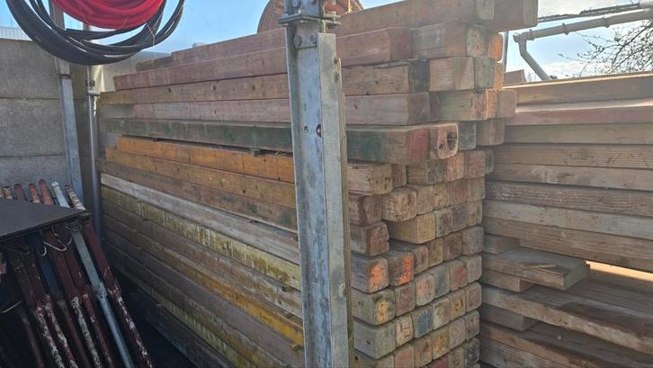 Te koop: houten metselprofielen, Jardin & Terrasse, Terrasses, Bois, Enlèvement