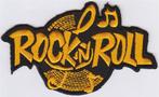 Rock'n'Roll stoffen opstrijk patch embleem #4, Verzenden, Nieuw, Kleding
