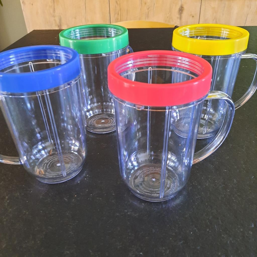 Magic bullet party bekers, Ophalen