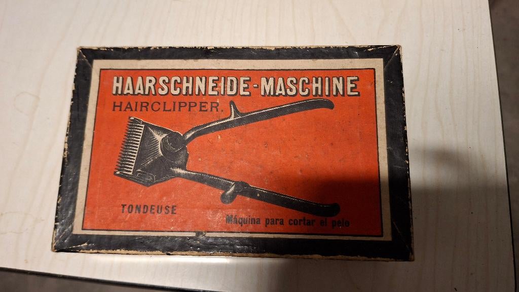 oude tondeuse, Ophalen, Gebruikt, Tondeuse